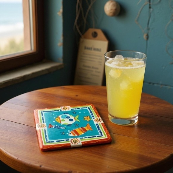 HAUSENWARE Ceramic Art Tile Trivet - Excellent Condition! - Picture 3 of 9